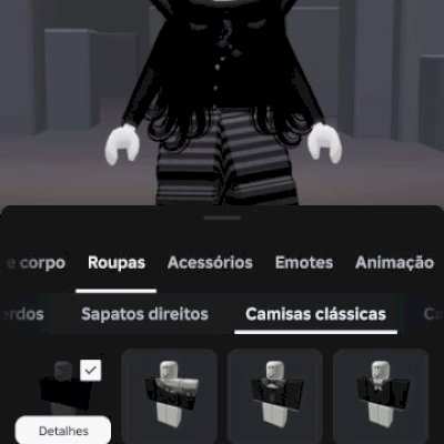 Conta feminina Roblox