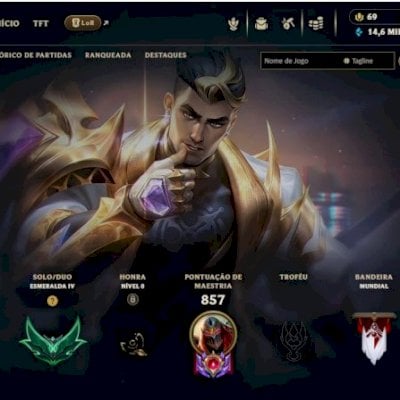 Vendo conta de League of Legends com mais de 440 skins, todos os campeões