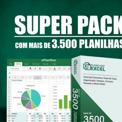 Pack com 35 mil Planilhas de Excel: Modelos Prontos para Gestão e Produtividade