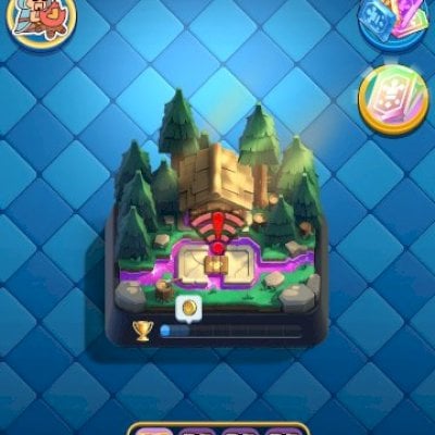 Conta clash royale, 10k de troféus, todas as cartas acima do nível 11
