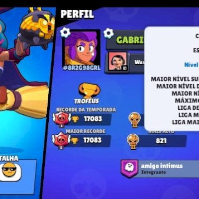 Conta de Brawl stars de 2019