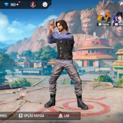 Contas de free fire com Dimas