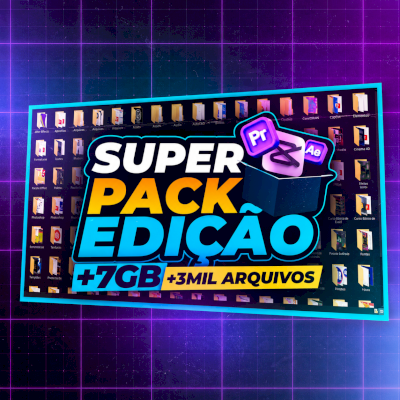 Super Pack Edição De Vídeos 2026 (+7Gb +3 Mil Arquivos)
