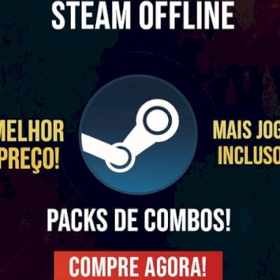 CONTAS STEAM OFFLINE! PACKS DE COMBOS! MELHOR PREÇO! MAIS JOGOS INCLUSOS!