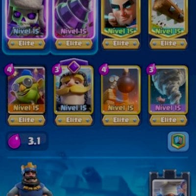 Conta clash royale bem upada 9k de troféus