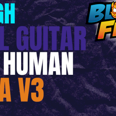 CONTA COM DOUGH, GODHUMAN, SOUL GUITAR, RAÇA V3 - BLOX FRUITS - FRUTA ALEATÓRIA