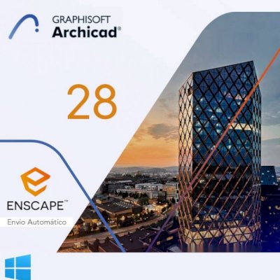 Archicad 28 PT-BR + Enscape 3d 4.7