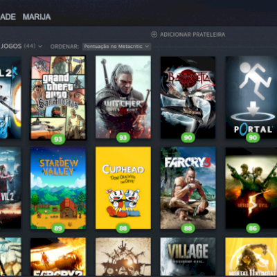 Conta Steam com 44 Jogos