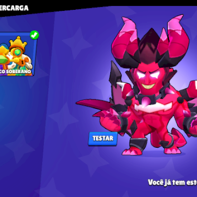 Conta Brawl Stars: 25K - 4 Títulos exclusivos - 4 passes - Pack pin passes - +++
