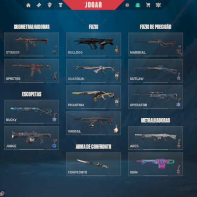 Conta Valorant com R$8k gastos