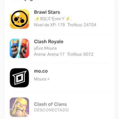 VENDE-SE SUPERCELL, CONTA BRAWL STARS E CLASH ROYALE