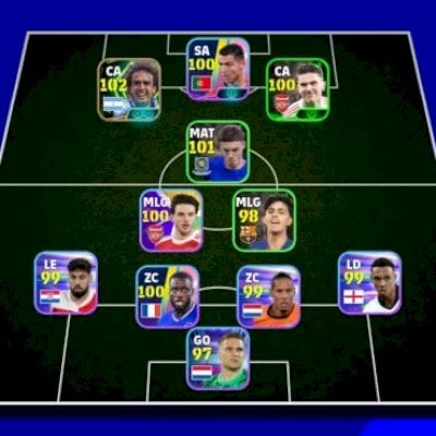 Efootball mobile contas