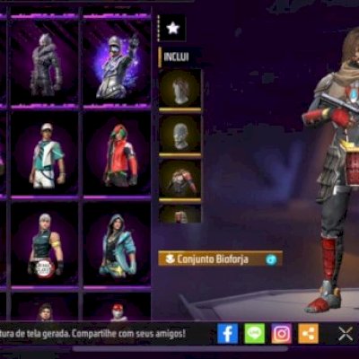 CONTA DE FREE FIRE MUITO BOA INSTAPLAYER