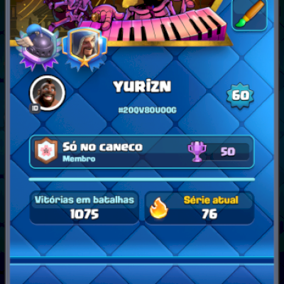 🔥CONTA DE CLASH ROYALE GEMADA