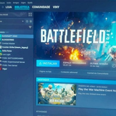 Battlefield 2042 conta STEAM