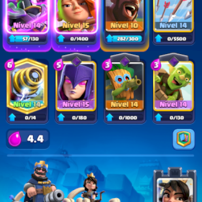 Conta Clash Royale 8k troféus • 1381 gemas