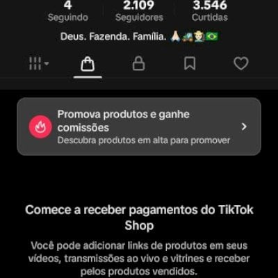 VENDA CONTAS TIKTOK SHOP BR ATIVO!