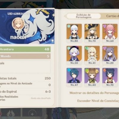 Rank48 Ayaka navia yae miko yoimiya Jean qiqi keqing