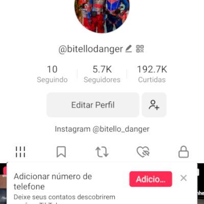 CONTA DE TIKTOK 5K