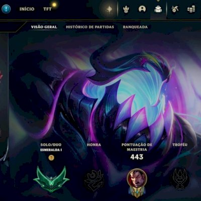 CONTA LEAGUE OF LEGENDS UNICO DONO LV 600