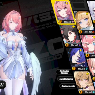 CONTA COM TODAS AS PERSONAGENS FEMININAS (MENOS SIGRID) RANK 60 END GAME