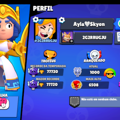 Vendo conta muito boa de brawl