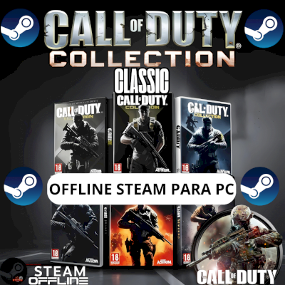 Conta Call Of Duty Coleção Clássica Offline Pc Digital Steam