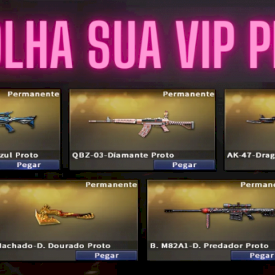 Conta Vip Crossfire Escolha Sua Vip Proto Dentre As 5  disponiveis na imagem