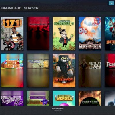 Conta steam com 80 jogos, 8 anos