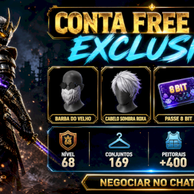 🔥 Conta Free Fire Exclusiva: Raridade e História em Suas Mãos! 🔥