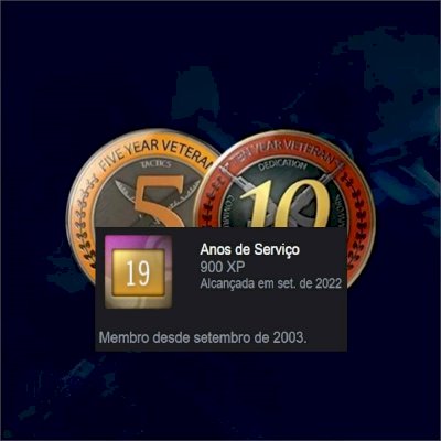 conta 19 anos steam. level 13 com 54 jogos e primeiro email