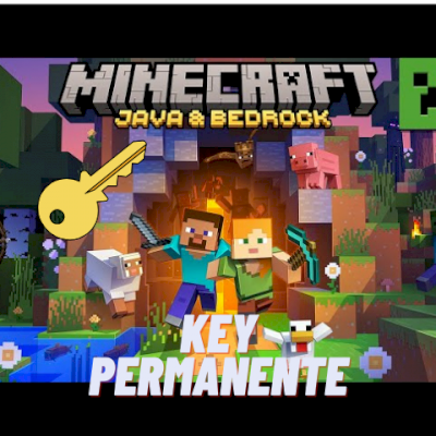 MINECRAFT ORIGINAL (CHAVE) JAVA & BEDROCK