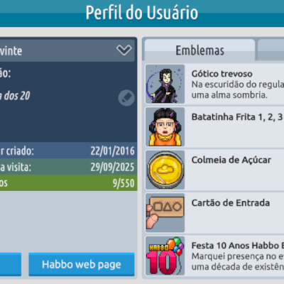 Vendo conta feminino com cabelo sereia