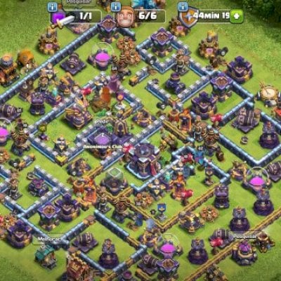 Promoção - CV 15 Full +Herois 80+ Clan LVL 11 + 5 Mil Gemas