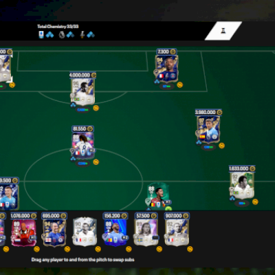 Pelé 96, Rodri 97, Henry 93 e outros. Time mais de 14 milhoes. PS4 com web app!!