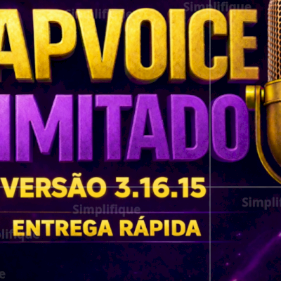 ZAPVOICE ILIMITADO | VITALÍCIO | VERSÃO 3.16.15 | ENTREGA RÁPIDA
