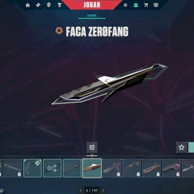 CONTA DE VALORANT 140+LVL COM SKINS (VALOR NEGOCIÁVEL)