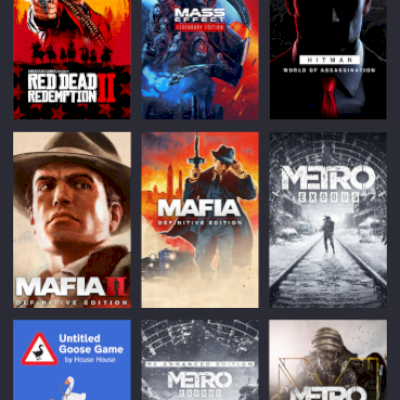 Conta com mais de 100 jogos