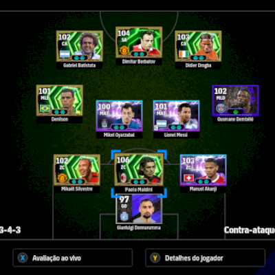 PC Steam: Ótimo time - Com Novo MALDINI (Sombra Veloz)