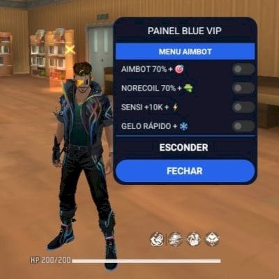 🔵Painel Blue auxílio de Mira💥