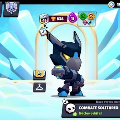 conta de brawls stars rara de 2019 com clash royale e chash of clans