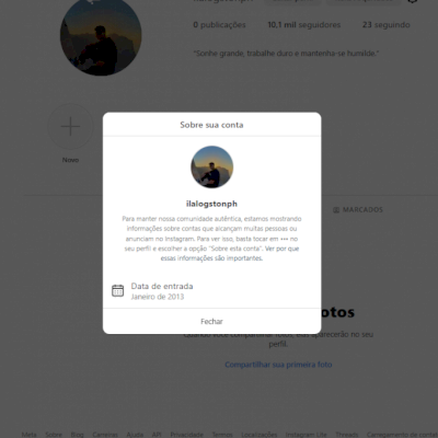 🇧🇷 CONTA BRASILEIRA DE 2018 E 8K DE SEGUIDOR DO INSTAGRAM | leia a descrição