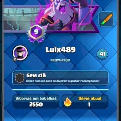 Conta de clash royale pra sair rápido respondo rápido