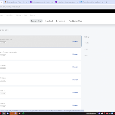 VENDO CONTA DA PSN COM 204 JOGOS OBS TEM CONTA NO R6 FORTNITE COM MT SKIN