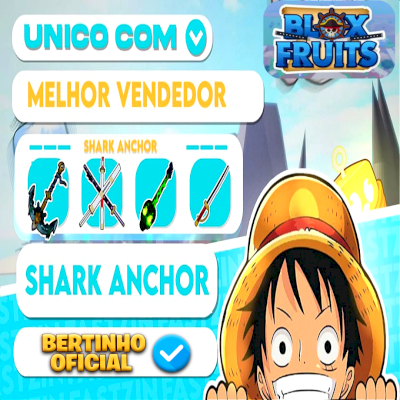 BLOX FRUITS - CONTAS COM ⚓SHARK ANCHOR - Entrega Rápida!