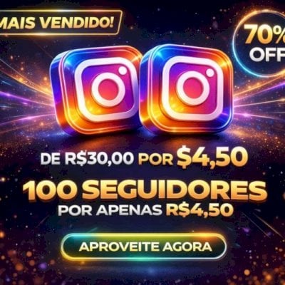 [Mais Vendido] - 100 Seguidores Instagram Por Apenas R$4,50