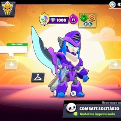 Conta com 25 brawlers Full nível 11 e 212 skins sendo várias raras, Full acesso!