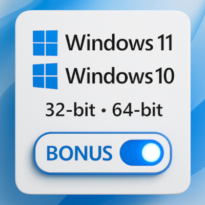 Windows 11 todas as Versões 32x e 64 BIST Vitalícios