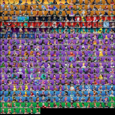 CONTA FORTNITE 388 SKINS + SALVE O MUNDO DO FUNDADOR FA