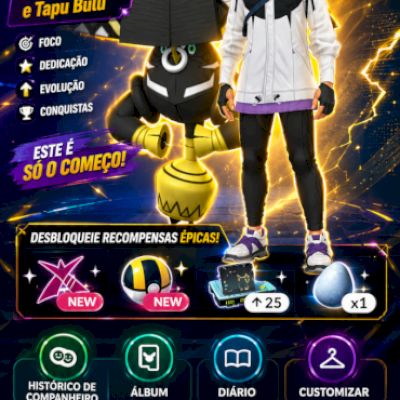 CONTA COM TAPU BULU SHINY E VÁRIOS ITENS